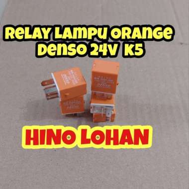 Relay Lampu Orange DENSO HINO LOHAN 24v 5 kaki