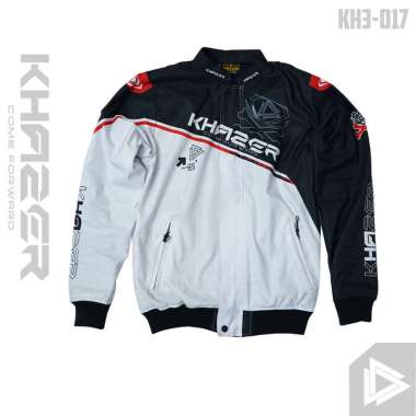 KHAZER JACKET NASCAR KHAZER BLACK AND WHITE SEVENTEEN M