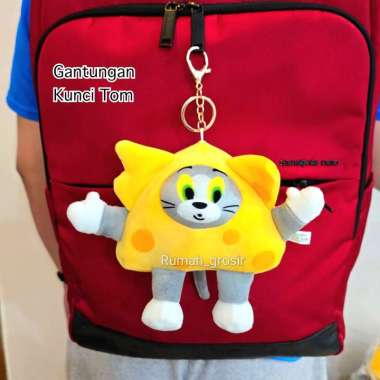 Gantungan Kunci Ganci Boneka Tom Jerry Kucing Tikus Keju Cheese Plush Doll Cute GANTUNGAN TOM