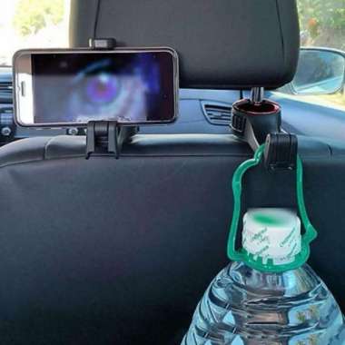 Gantungan Barang Kursi Mobil Car Organizer Model Lipat + Holder HP Terbaik