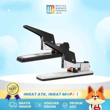 Deli Heavy Duty Stapler E0392 - Stapler Besar untuk 50 Lembar, Mudah Isi Staples