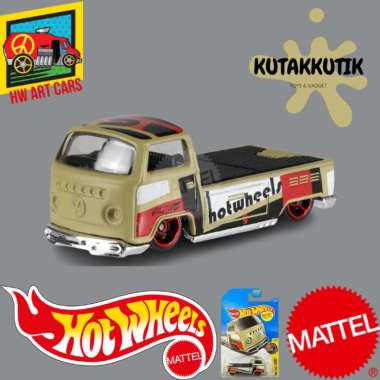 Hot Wheels Mobil Pickup Truck VW Volkswagen T2 Pickup Krem HW Art Cars