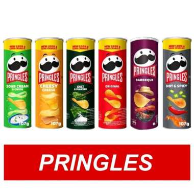 Pringles Potato Chips Keripik Kentang Pringles - Keripik Pringles Hot&Spicy 102gr