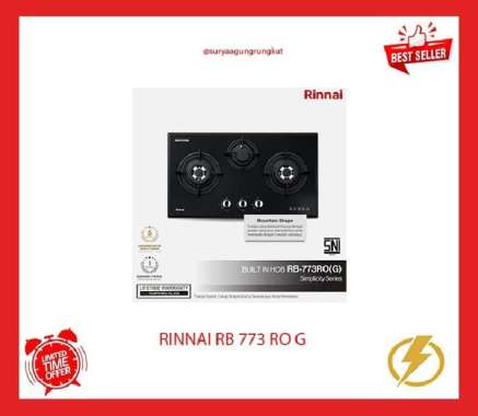 KOMPOR TANAM RINNAI 3 TUNGKU - RB 773 RO G