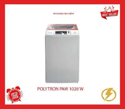 MESIN CUCI POLYTRON 1 TABUNG 10 KG 350 WATT - PAW 1028W