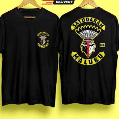 Kaos Tshirt Baju Obral Murah Combed 30S Distro SATU DARAH MALUKU MC Motor SOUVENIR oleh oleh SUVENiR
