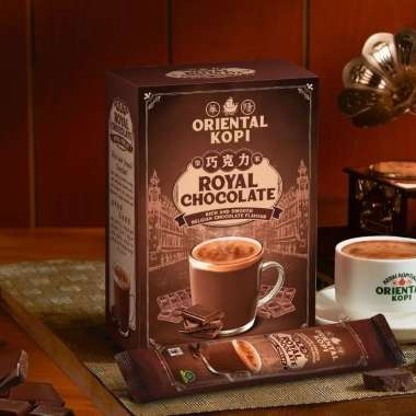 ROYAL CHOCOLATE by Oriental Kopi Malaysia | Bubuk Minuman Cokelat Premium 1 BOX