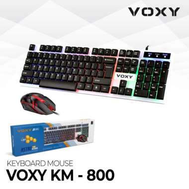 Keyboard Mouse Gaming Voxy KM800 LED RGB