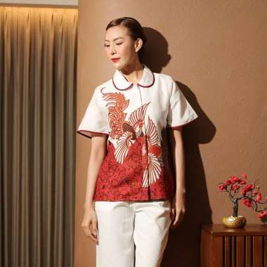 Hadinata Batik Wanita Dobby Blouse Hanaya Handara 2XL