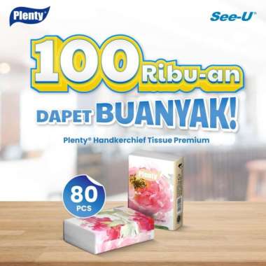 Plenty Handkerchief Tissue Premium 10in1 (Bundle 8 Packs)