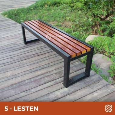bench outdoor // bangku panjang // bangku cafe outdoor Bench LESTEN