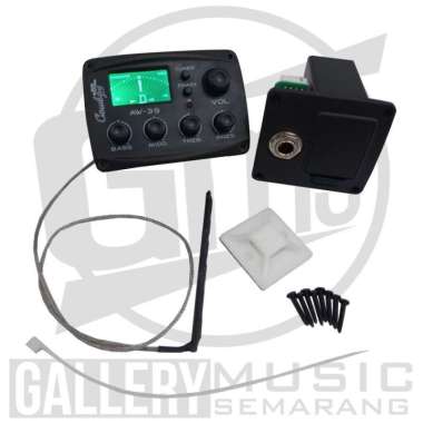 ORIGINAL!!! Preamp Eq Tuner Gitar Akustik Elektrik Cowboy AW-39 Import Cowboy AW-39