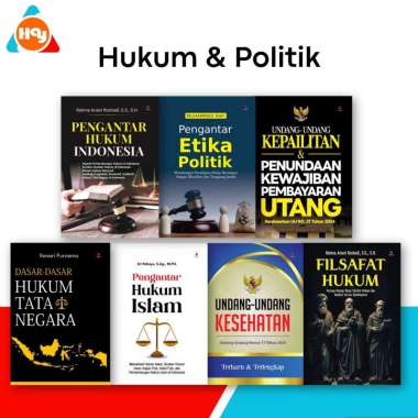 Buku Hukum | Pengantar Hukum Indonesia,Pengantar Etika Politik,Undang - Undang Kepailitan,Hukum Tata