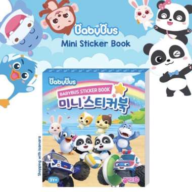 Babybus Mini Sticker Book / Buku Stiker Karakter