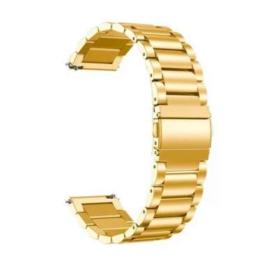 STRAP STAINLESS 3 BEADS HUAWEI WATCH GT5 | GT 5 PRO 46MM SIZE 22MM Gold