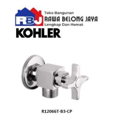KOHLER Stop Keran / Kran Air / Stop Valve with Handle R12066T-B3-CP Chrome / Kohler R12066T-B3-CP St