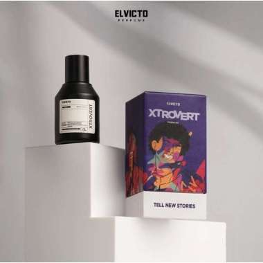 GLAM - ELVICTO Xtrovert edp 35ml - Parfum Pria - Tahan Lama