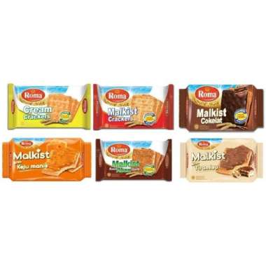ROMA MALKIST 110GR ALL VARIANT /PCS KOREA BBQ