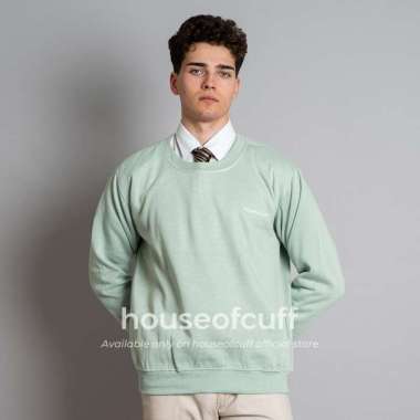 Houseofcuff sweater crewneck basic outer semua warna Dusty Pink 2XL