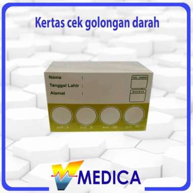 Kertas Golongan Darah / Kertas Cek Golongan Darah