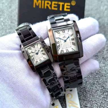 MIRETE Jam Tangan Couple Seri M303 Original Dijamin Realpict Sesuai Foto dan Video by WaktuStore Gol