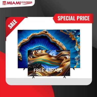 LED Smart TV TCL 4K UHD Google TV 75 inch series 75 C755 UHD 4K / Google TV TCL 75C755 QD Mini LED 4