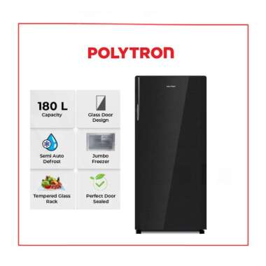 POLYTRON Kulkas 1 Pintu Belleza 180 Liter PRA 18DMY