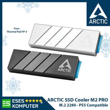 SSD Cooler Arctic M2 PRO M.2 2280 | SSD Heatsink Cooler Abu-Abu