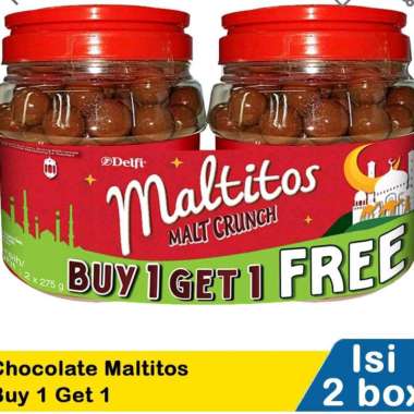Delfi chocolate Maltitos Buy 1 get 1 [2x275gr]