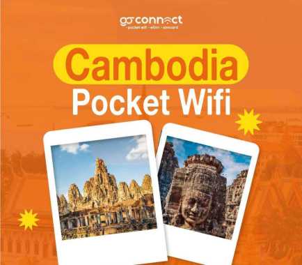 Pocket Wifi Sewa Modem Wifi Unlimited Cambodia Luar Negeri [GO CONNECT] Unlimited