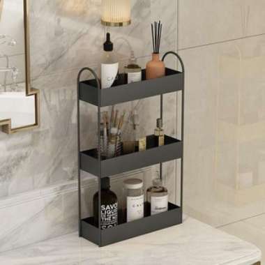 Gold Rack GR-0509 - Rak Tingkat Mini Skincare - Rak Skincare Sabun Kamar Mandi - Rak Toilet Portable