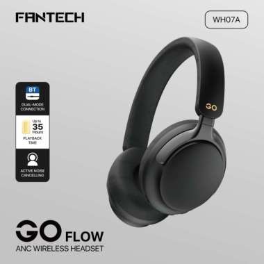 Headset Fantech WH07A GO FLOW Bluetooth Wireless Headset BLACK