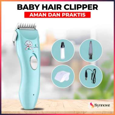 Alat Cukur Elektrik Set 6 IN 1 Alat Cukur Rambut Bayi Baby Hair Clipper Cukur Rambut Mesin Cukur Ram