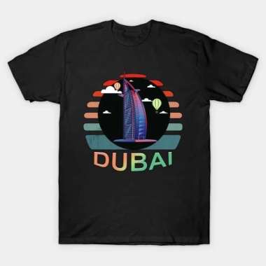 Kaos Baju Dubai UAE United Arab Emirates SOUVENIR oleh oleh SUVENIR SIZE S HITAM