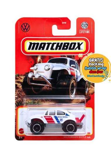Matchbox / Match Box Volkswagen Beetle 4x4 Putih