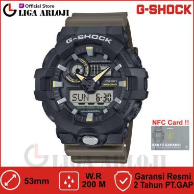 Casio G-SHOCK GA-710TU-1A3DR Jam Tangan Pria Double Time GSHOCK GA700 GA-710TU-1A GA710TU GA710 Orig