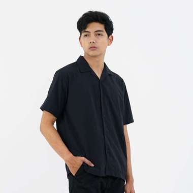 3Second Men's Shirt Short Sleeve Regular Fit Open Collar Assis OL-C080225 Grey XL