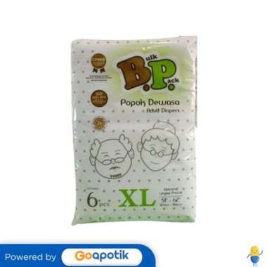 BULK PACK BP ADULT DIAPERS XL 6