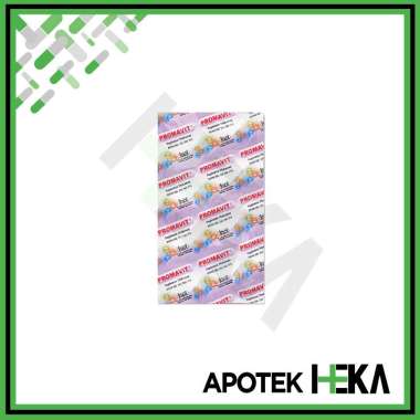 Promavit Strip isi 10 Kapsul - Vitamin Ibu Hamil dan Menyusui