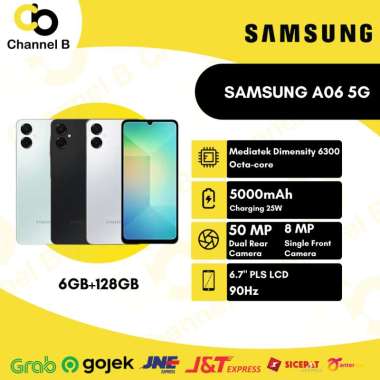 Samsung Galaxy A06 5G (6GB / 128GB ) Garansi Resmi Grey
