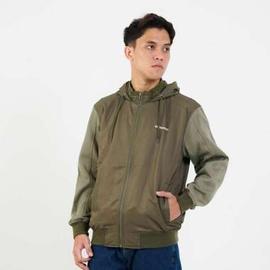 Greenlight Men's Jacket Zipper Hoodie Regular Fit Taslan Fleece Nino OL-C141224 Black M