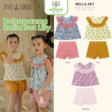Setelan Anak - Bohopanna Bella Set 7-8Y Peony