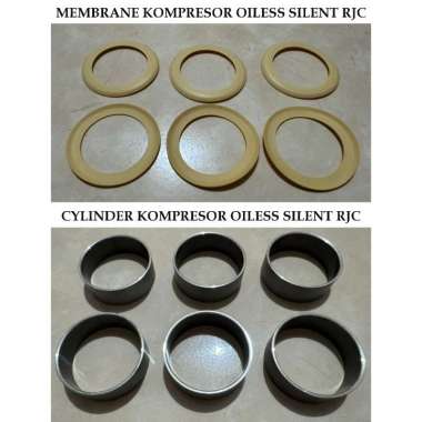 membrane dan cylinder kompresor RJC OILESS SILENT Membrane 750w