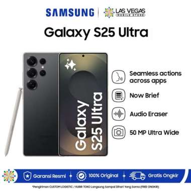 Samsung Galaxy S25 Ultra 12/512GB | Kamera 200MP | Prosesor Snapdragon 8 Elite | S Pen | Garansi Res