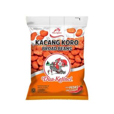 Dua kelinci kacang koroku original / pedas 70 gram pedas