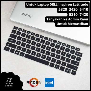Keyboard Protector Dell 5320 3420 5410 5310 7420 Inspiron Latitude Cover Pelindung Keyboard Hitam