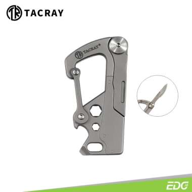 Carabiner Tacray Titanium Multi-purpose Snap Hook EDC Carabiner TR-SSD2001