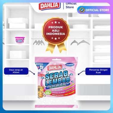DAHLIA - REFILL Serap Lembab 450ml Anti Jamur | Penyerap Udara Lembab & Penghilang Bau Apek Lightly 