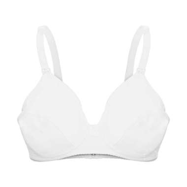 WIMIU AFF BH Menyusui Bra Menyusui Maternity Bra Tanpa Kawat Bra B1349 White 40