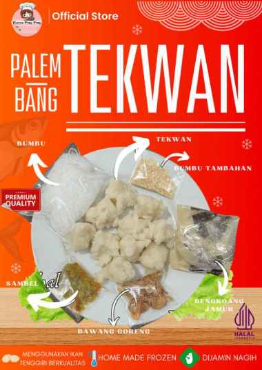 [FROZENFOOD] TEKWAN PALEMBANG FROZEN – ISI 10 PCS + BUMBU LENGKAP